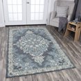 thumbnail image 2 of Rizzy Rugs Resonant Area Rug RS932A Dark Gray Bulbs Bordered 2' 6" x 8' Rectangle, 2 of 3