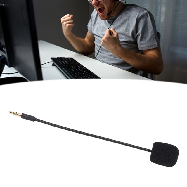 Fyydes Replacement Of Headset Microphone Universal 3.5mm Game Controller Replacement Microphone,Replace Headset Microphone,3.5mm Microphone