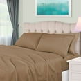 thumbnail image 4 of Egyptian Cotton 650 Thread Count Solid Sheet Set  Olympic Queen-Taupe, 4 of 5
