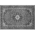 thumbnail image 1 of Ahgly Company Indoor Rectangle Medallion Gray Traditional Area Rugs, 7' x 10', 1 of 1