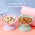 thumbnail image 4 of Cat pet feeding and drinking bowl, dog bowl, cat bowl, high footed slanted mouth bowl, pet supplies (1Pc-Green), 4 of 7