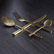 thumbnail image 4 of Juego De Cubiertos Chefmaker Acero Inoxidable Dorado 16 Piezas Premium Chefmaker Moderno minimalista, 4 of 4