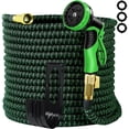 thumbnail image 1 of Garden Hose 150ft Expandable Water Hoses Flexible Lightweight Patio Watering Tool (Green), 1 of 7