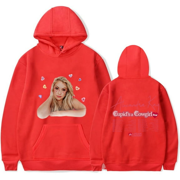 Alexandra Kay Hoodies Merch Men's Pullover Hoodie with Long Sleeves Popular Print Unisex Trendy Casual Sweatshirt