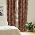 thumbnail image 2 of Ambesonne Grunge Curtains, Brick Wall Earthy Colors, Pair of 28"x63", Multicolor, 2 of 5