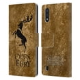 thumbnail image 1 of Head Case Designs Officially Licensed HBO Game of Thrones Dark Distressed Look Sigils Baratheon Leather Book Wallet Case Cover Compatible with Samsung Galaxy A01 (2020), 1 of 6