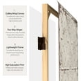 thumbnail image 4 of Oriental Furniture 6 ft. Tall Antiqued Paneling Canvas Room Divider - 3 Panel, 4 of 7