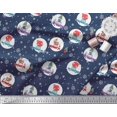thumbnail image 2 of Soimoi Poly Georgette Fabric Gift Box,Car & Santa Christmas Fabric Prints by Yard 52 Inch Wide, 2 of 3