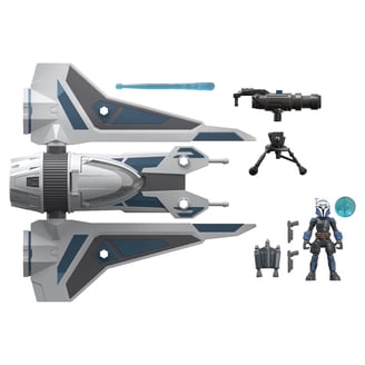 Star Wars Mission Fleet Expedition Class Hover E-Web Cannon Mandaloria 2 5 Inch Scale Figure Vehicle Accessory