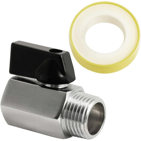 Halotronics 1/2" RV Hot Water Drain Valve - Wide Mouth, Easy Access Replacement Drain Plug