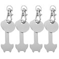 thumbnail image 1 of 4Pcs Shopping Trolley Token Shopping Trolley Release Token Coin Keyring Trolley Coin Keyring, 1 of 8