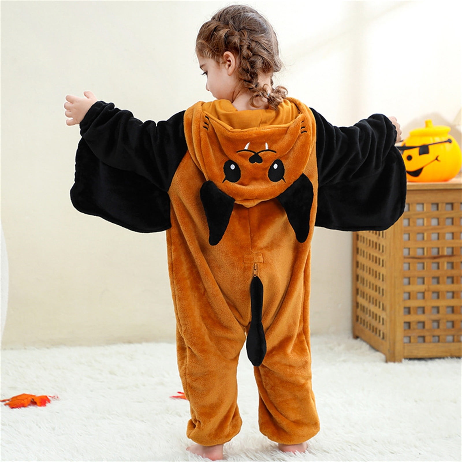 RIJOPUTY My 1st Halloween Baby Boy Outfit Halloween Girl Outfit Winter Onesies Baby Girl Boys Clothes 24 Months Girls Size 6 Clothes Baby Boys 3-6, Black 12-18 Months