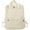 White, variant on CAILDANL Laptop Backpack for Women Men Canvas Backpack Solid Color Classic Backpack Vintage Travel Daypack Grunge Aesthetic Backpack
