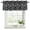 Black, variant on 2 Pack Grey Paisley Valances for Windows Bedroom Living Room Window Treatments, Ethnic Vintage Floral Botanical Abstract Rod Pocket Valance Drapes Short Kitchen Curtains Over Sink 42"x18"