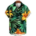 thumbnail image 3 of ZCFZJW Mens Hawaiian Shirts Short Sleeve Tropical Button Down Shirts Casual Big and Tall Regular Fit Summer Holiday Vacation Beach Shirts Tops Multicolor#07 M, 3 of 3
