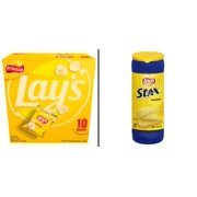 Lay's Classic Potato Chips Multipack 10 ct & Lay's Stax Original Potato Crisps 5.75 oz