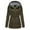 Army Green, variant on Bmisegm Solid Raincoat Hooded Outdoor Rain Windproof Jacket Women’s Jackets Women's Coat Anorak Jacket Women Army Green L