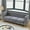 Gray, variant on Velvet Sofa for Living Room,Buttons Tufted Square Arm Couch, Modern Couch Upholstered Button and Metal Legs, Sofa Couch for Bedroom, Beige Velvet (Black)