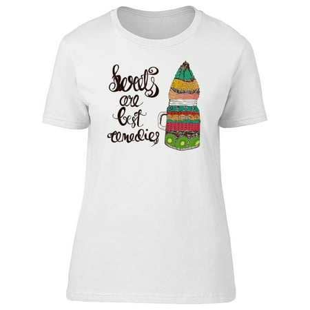 Sweets Are Best Comedies, Candy Tee Women's -Image by