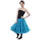 thumbnail image 2 of Enagua de gasa de lujo Malco Modes 26 pulgadas estilo Samantha 835-PB-SM pequeño azul pavo real, 2 of 2