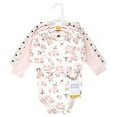 thumbnail image 2 of Hudson Baby Cotton Long-Sleeve Bodysuits, 3-Pack, Newborn- 24 Months, 2 of 5