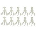 thumbnail image 2 of Soft Fishing Lure Crawdad Soft Bait Soft Shrimp Lure Fishing Lures 10pcs Soft Fishing Lure Crawdad Bait PVC Shrimp Artificial Soft Lure Baits For Bass Fishing, 2 of 8