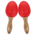 thumbnail image 1 of SHISUYAN 1 Paire d'Instruments de Percussion à Billes de Sable à Main, Hochets en Bois pour Rumba, Instrument de Musique Latine, 1 of 9