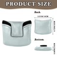 thumbnail image 2 of Haosy Mint Green Golf Mallet Putter Cover Strong Magnetic Leather Golf Club Headcover Closure, 2 of 7
