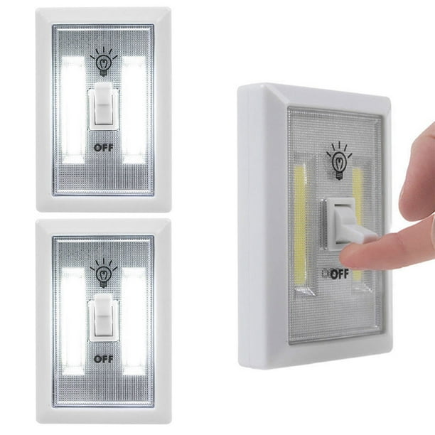 2 Cob Lights Switch Led Night Lamp Wireless Closet Wall 2 Cob Lights Switch Led Night Lamp
