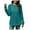 Dark Green_1, variant on Womens Plus Size Tops Crewneck Long Sleeve Shirts Loose Tunic Tops Fall Pullover