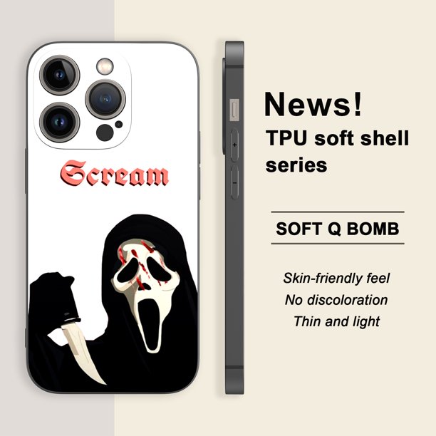Proteja su iPhone con estilo: cubierta de teléfono plateada mate con estampado de dibujos animados de moda para iPhone 15 Pro Max 14 13 12 Pro 11
