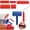 Red, variant on Wood Graining Tool Set, 6pcs Fake Wood Grain Roller Painting Tool with Handle DIY Rubber Graining Tool Paint Look Like Wood for Wall Room Art Paint Decoration
