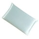 thumbnail image 4 of Funda de almohada de seda de morera Funda de almohada transpirable de 2 lados Funda de almohada de color sólido para la piel del cabello, Verde, 51x36cm kenally HA003379-02, 4 of 7