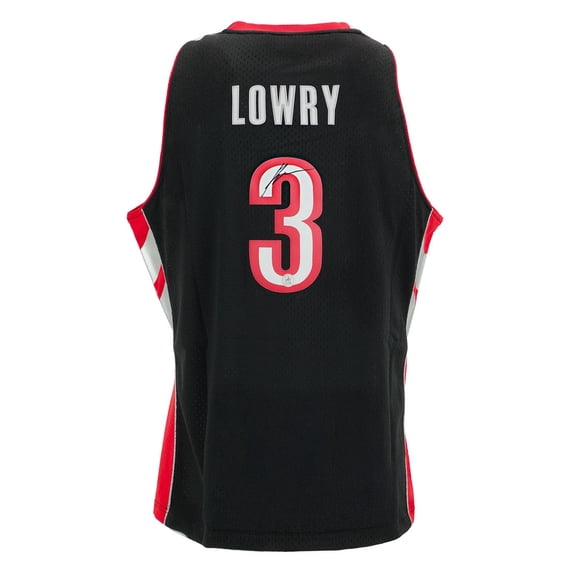 Kyle Lowry Signed Toronto Raptors Mitchell & Ness Throwback Jersey