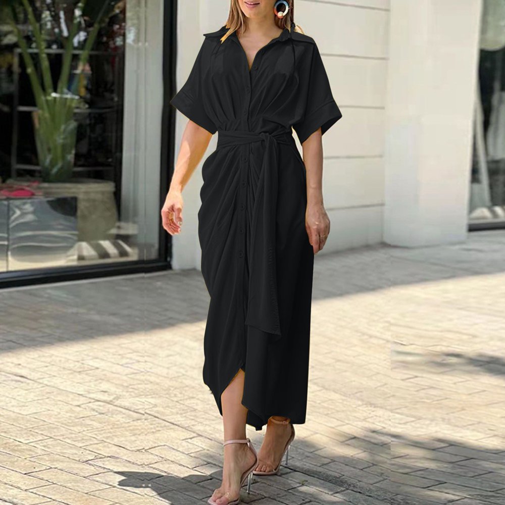 petite black dress for funeral conscious and ethically made Knee Length Best Black Dress