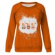 thumbnail image 3 of Sudaderas de Acción de Gracias Para Mujer, Camiseta Holgada Estampada A La Moda, Blusa de Manga Larga, Tops Casuales de Cuello Redondo Odeerbi ODB203786, 3 of 4