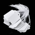 thumbnail image 5 of 500 Pack White Marking Tags Jewelry Price Tags Hang Price Labels Display Tags with Hanging String, 5 of 5