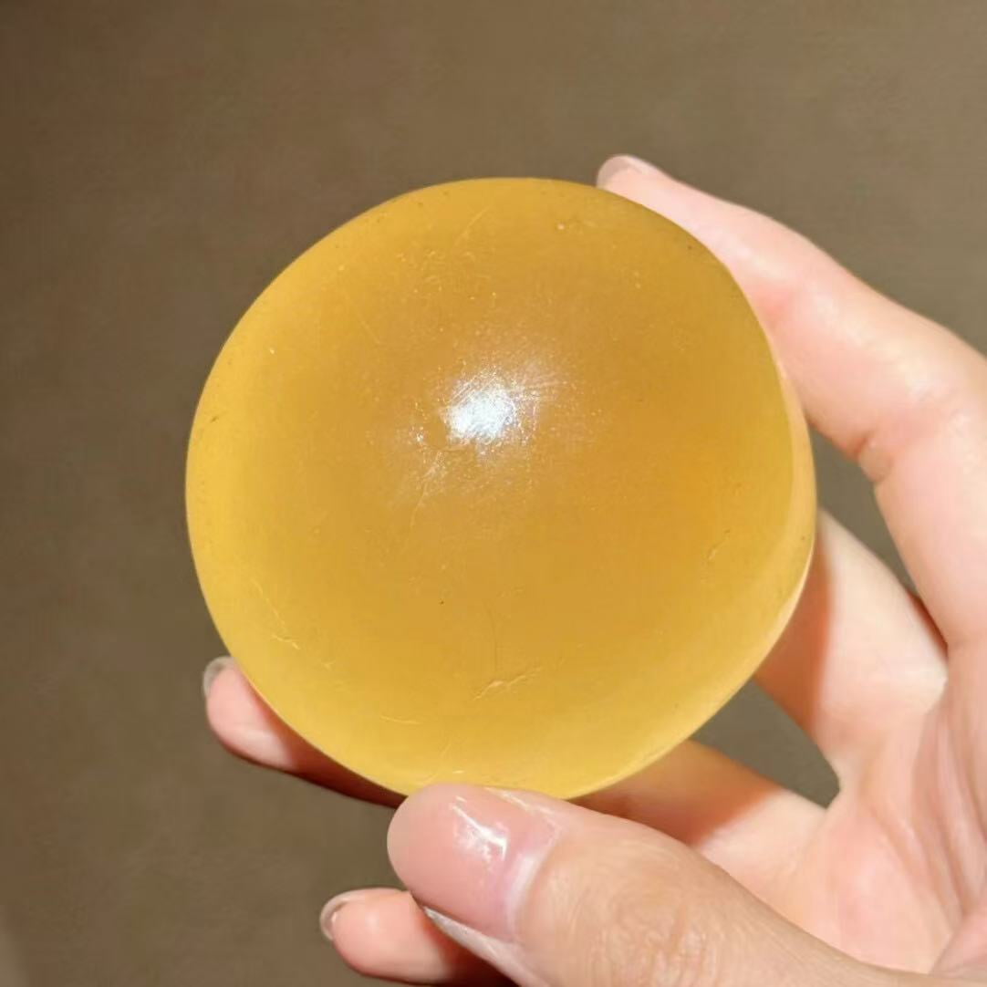 Multi-Color Coconut Oil Balm Stress Ball - Squeeze for ASMR Sensory Relief, Adult Fidget Gadget for Anxiety & Focus