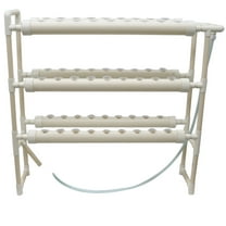 Hydroponics Growing System 54 Planting Sites Grow Kit 3 Layers 6 Pipes with 110V Water Pump