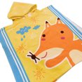 thumbnail image 2 of Hariumiu Kid Beach Pad with Hood for 3-10 Years Boys and Girls Polyester Hooded Pads Bath Robe for Kids with Drawstring Bag, 2 of 8
