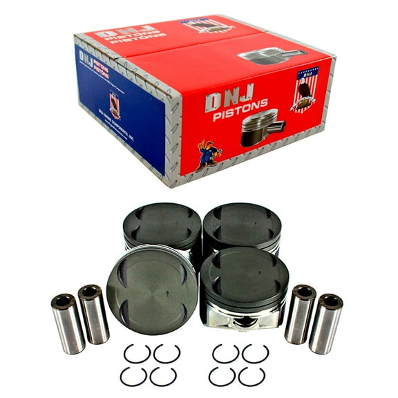 DNJ P196 Std. Complete Piston Set Fits Cars & Trucks 10-12 Hyundai Genesis Coupe 2.0L DOHC 16v