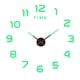 thumbnail image 2 of Reloj de pared con espejo para electrodomésticos, relojes decorativos de pared de gran tamaño, relojes de movimiento silenciosos sin tictac, reloj fluorescente, 2 of 6