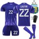 thumbnail image 2 of Uniforme de fútbol Heldig Argentina visitante 10 Messi 11 Di María 22 Lautaro 21 Di Bala Copa del Mundo, 2 of 6