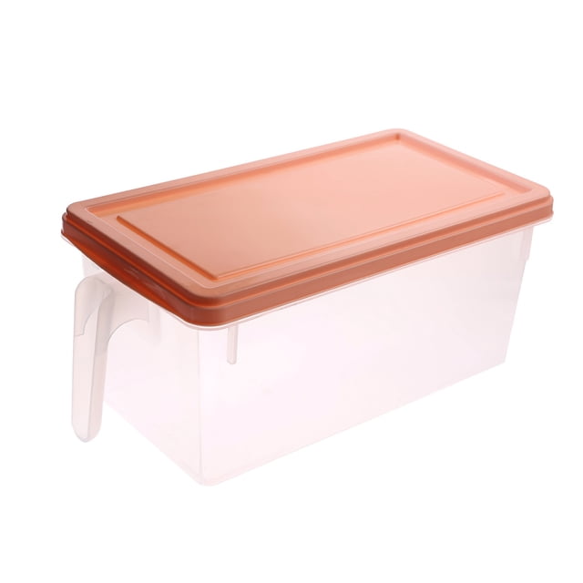 Dvumao Organizers and Storage, Large Plastic Transparent Covered Refrigerator Vegetable And Fruit Sorting Storage Food Storage Box Rectangular Refrigerator Drawer Organizer Fresh Box, Women Gifts