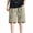 Khaki, variant on Khunlpohl Cargo Shorts for Men Big and Tall Loose Casual Elastic Waist Short Sweatpants with Pockets M-4XL