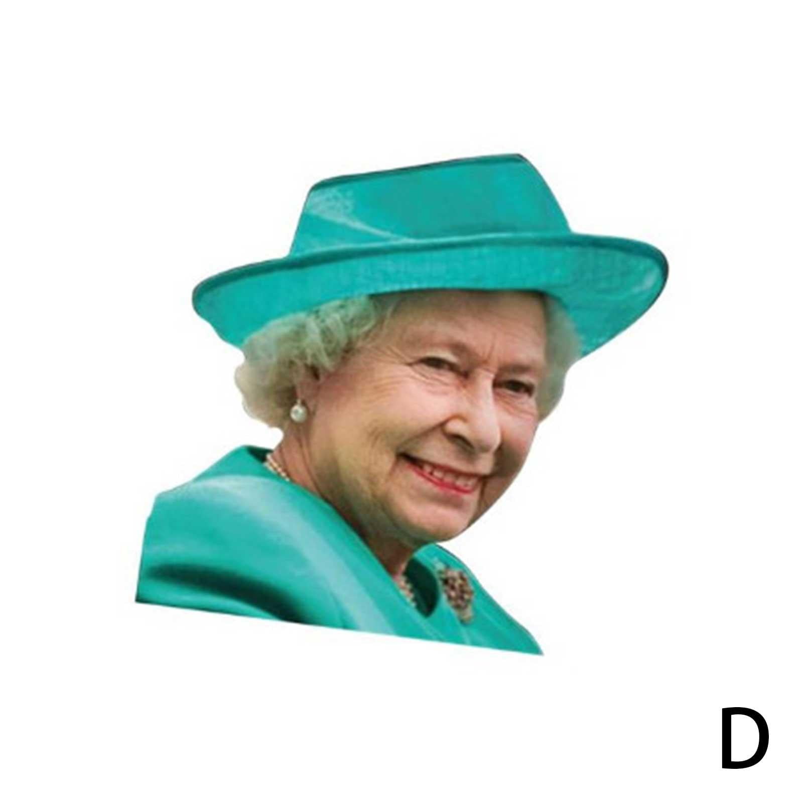 Queen Car Window Decal Queen Elizabeth Car Sticker Queen Of England