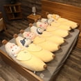 thumbnail image 2 of Peluche de plátano de dibujos animados para niños, juguete de fruta suave, gato, conejo, Shiba Inu, almohada Súper suave, decoración del hogar para bebés, regalo de cumpleaños Fivean unisex, 2 of 2