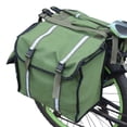 thumbnail image 2 of Bolsas de alforjas para bicicleta Bolsa de transporte para silla trasera de bicicleta de lona impermeable, 2 of 8