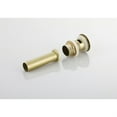 thumbnail image 2 of Pop-up bathroom sink drain with overflow in Brushed Gold, 2 of 2