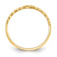 thumbnail image 3 of Diamond2Deal 14K Yellow Gold Hearts Ring for Women Size 7, 3 of 8